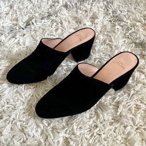 J. Crew Suede Pump Mules